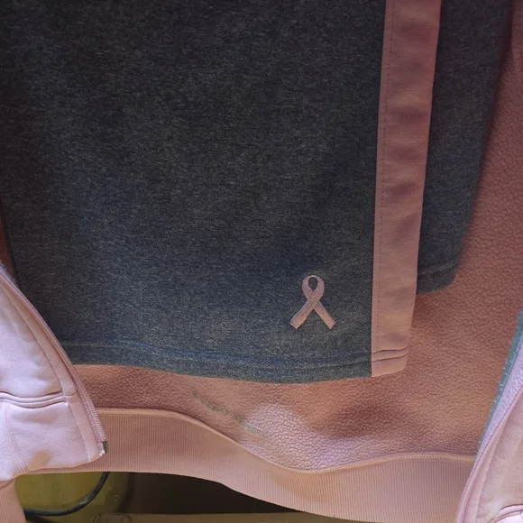 Under Armour Pink and Gray Zip-Up Jacket - Picture 3 of 3